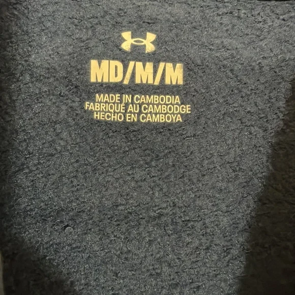 UNDER ARMOUR Royal Blue & White Hoodie Size Mens Medium - Picture 6 of 6